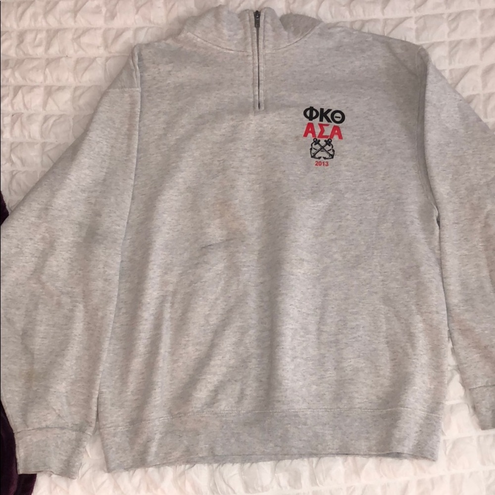 Alpha Sigma Alpha/ Phi Kappa Theta quarter zip